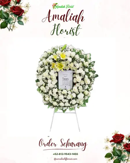Krans Bunga Duka Pandanretno
